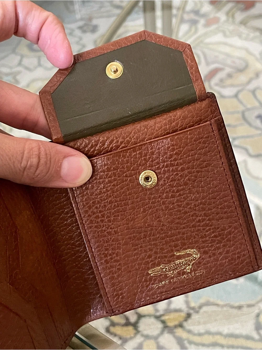 ✨ Vintage Italian Craftsmanship & Premium Exotic Crocodile Leather Mens Wallet ✨